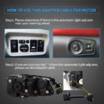 Vland Jetta Headlights MK6 Assembly With Demon Eyes LED Projector - Image 12