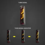 05-19 Toyota Hiace LED Tail lights With Dynamic Sequential Sequential Turn Signal