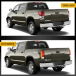 2007 Toyota Tundra Tail lights Replacement (07-13) With LED Sequential Smoke Before and After