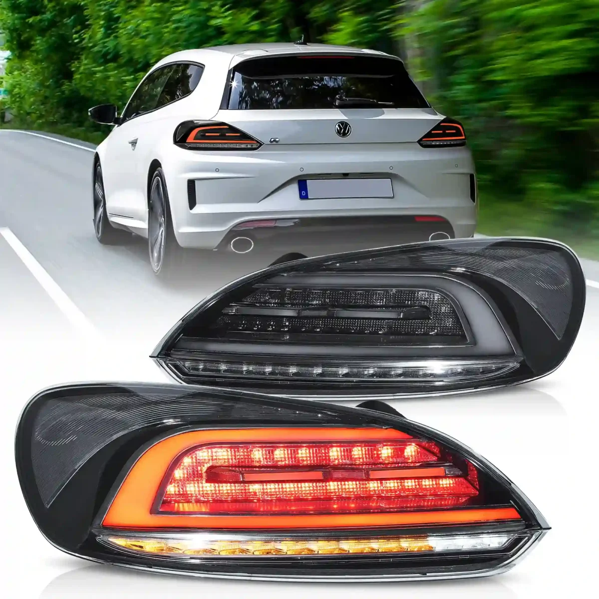 09-14 VW Scirocco LED Rear lights Retorfit Kit Assembly S