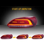 09-14 VW Scirocco LED Rear lights Retorfit Kit Assembly Start Up R