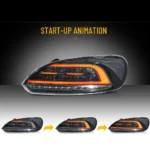 09-14 VW Scirocco LED Rear lights Retorfit Kit Assembly Start Up S