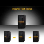 10-22 VW Amarok LED Tail lights With Dynamic Sequential Sequential Turn Signal