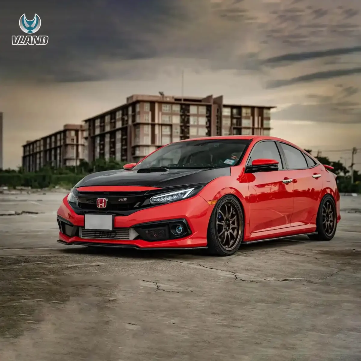 10th Gen Honda Civic LED Headlights With Full Reflection Bowl Photos3