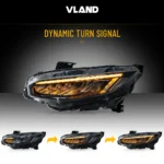 10th Gen Honda Civic LED Headlights With Full Reflection Bowl Sequential Turn Signal