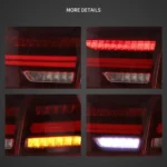 11-14 Vland Jetta Tail lights With LED Sequential Detail