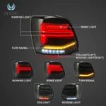 11-17 Vland Polo Tail lights Customized Kit Function Show S