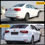 2016 Jetta Tail lights (MK6 15-18) Aftermarket Cool LED Style Before and After R
