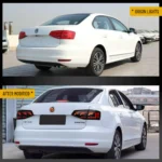 2016 Jetta Tail lights (MK6 15-18) Aftermarket Cool LED Style Before and After S