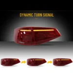 2016 Jetta Tail lights (MK6 15-18) Aftermarket Cool LED Style Sequential Turn Signal R