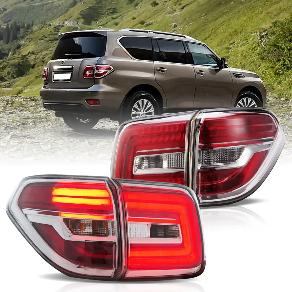2017 Nissan Armada Tail lights Pre-Facelift Aftermarket (17-20) Full LED
