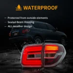 17-20 Nissan Armada Tail lights Pre-Facelift Aftermarket Full LED - Image 9
