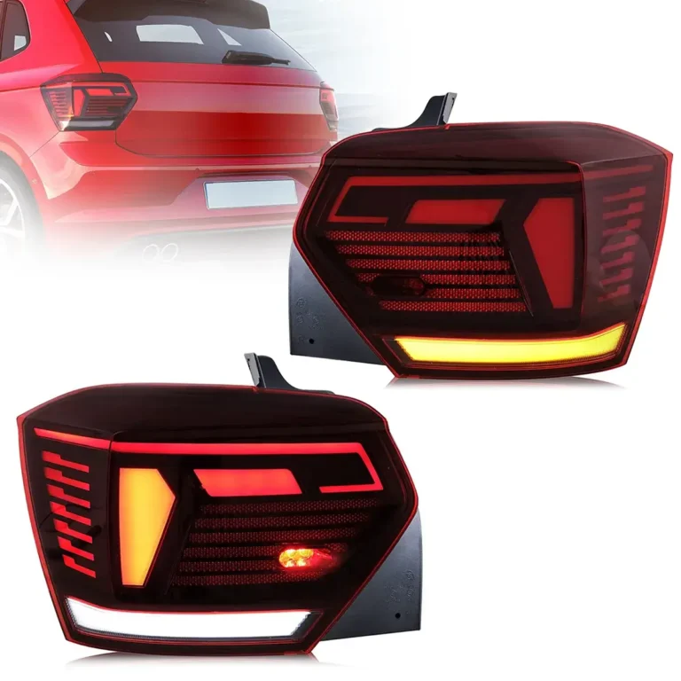 17-22 VW Polo Tail lights With 3D LED Style 17-22 VW Polo Tail lights With 3D LED Style