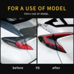 2018 Toyota CHR Tail Lights Upgrade (18-20) To Cool Led Style Before and After