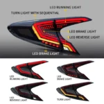 2018 Toyota CHR Tail Lights Upgrade (18-20) To Cool Led Style Function Show
