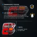 2010-present Nissan Patrol Tail lights Customized LED Kit - Image 9