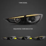 2014-2018 Mazda 3 Tail lights Sedan Upgrade To LED Sequential Smoke Sequential Turn Signal