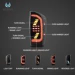 3rd Gen Tacoma Tail lights With Smoke Dynamic LED Sequential Function Show A