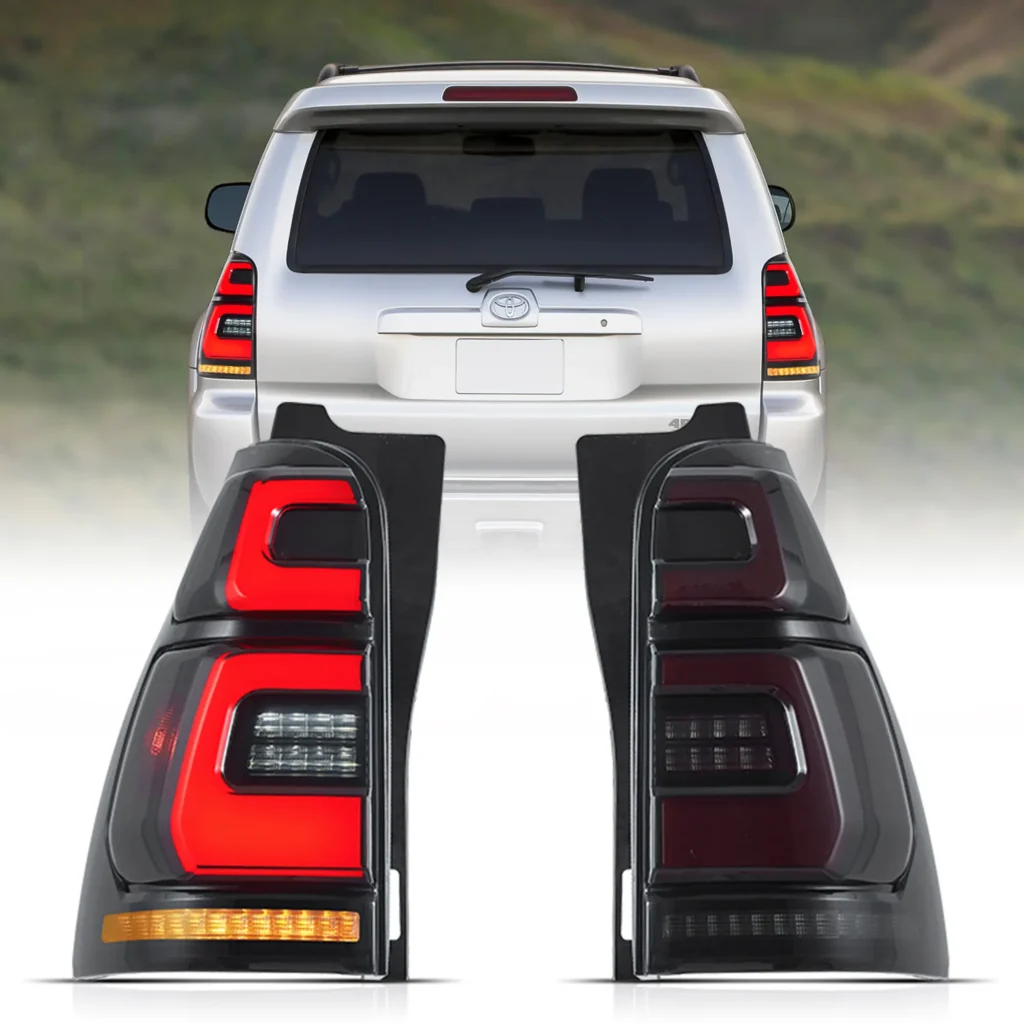4th Gen 4runner Tail lights (03-09) Replacement With Double LED Sequential