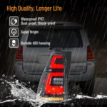 4th Gen 4runner Tail lights (03-09) With Double LED Sequential - Image 11