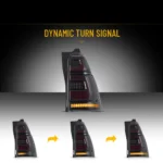 4th Gen 4runner Tail lights (03-09) Replacement With Double LED Sequential Sequential Turn Signal