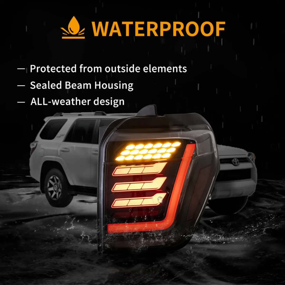 5th gen 4runner Tail lights (10-UP) Retorfit To Cool Full LED - Image 14