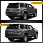 5th gen 4runner Tail lights (10-UP) Retorfit To Cool Full LED Before and After