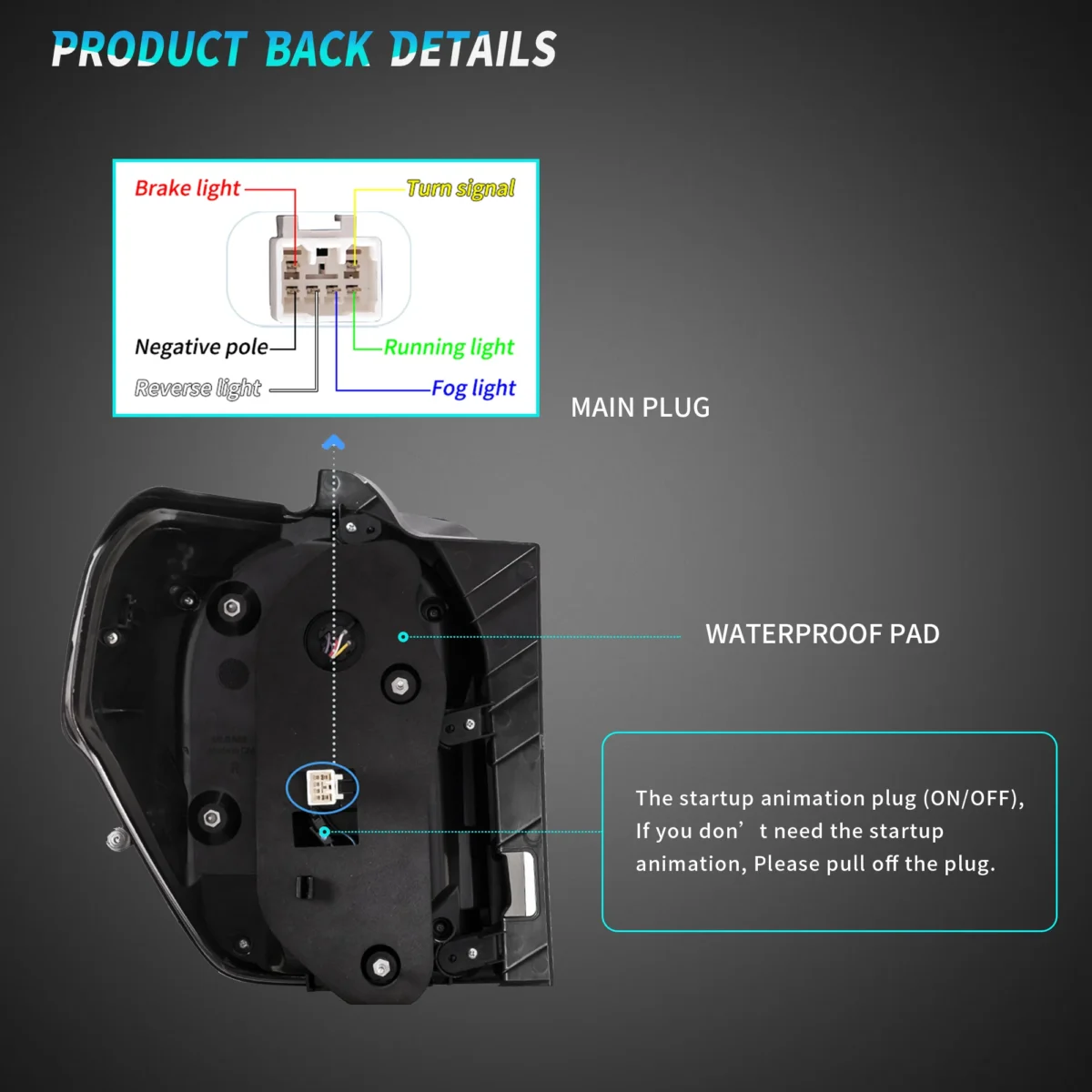 5th gen 4runner Tail lights (10-UP) Retorfit To Cool Full LED Wiring Harness