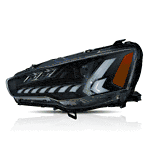 Lancer Evo X LED Headlights With Sequential Animation Dynamic Display A