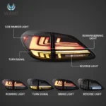 Lexus RX 450h Tail lights Assembly Replacement With Full LED Function Show S