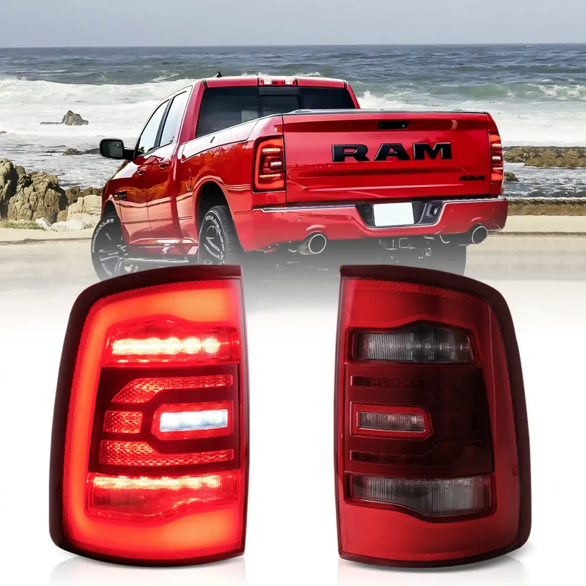 Morimoto Dodge 2018 Ram 1500 Tail lights (09-18) With XB LED Sequential