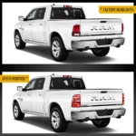 Morimoto Dodge 2018 Ram 1500 Tail lights (09-18) With XB LED Sequential Before and After