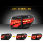 Nissan Armada Tail lights (17-20) Rplacement With LED Dynamic Sequential Start Up