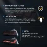 Tesla Model 3 Tail light Replacement With OLED Dragon Scales Style - Image 15