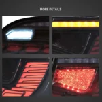Tesla Model 3 Tail light Replacement With OLED Dragon Scales Style Detail