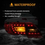 2011-2013 Toyota Corolla Tail light Replacement With LED Assembly - Image 16