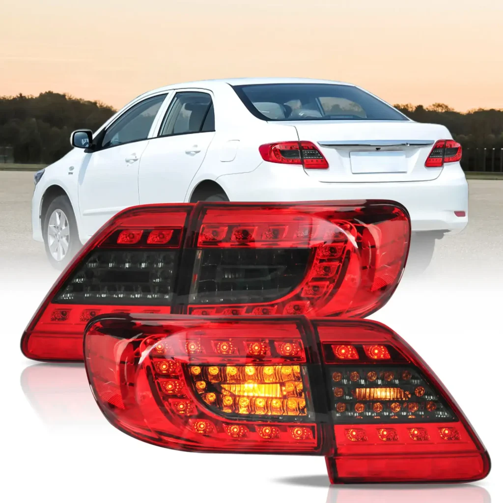 2011-2013 Toyota Corolla Tail light Replacement With LED Assembly RS
