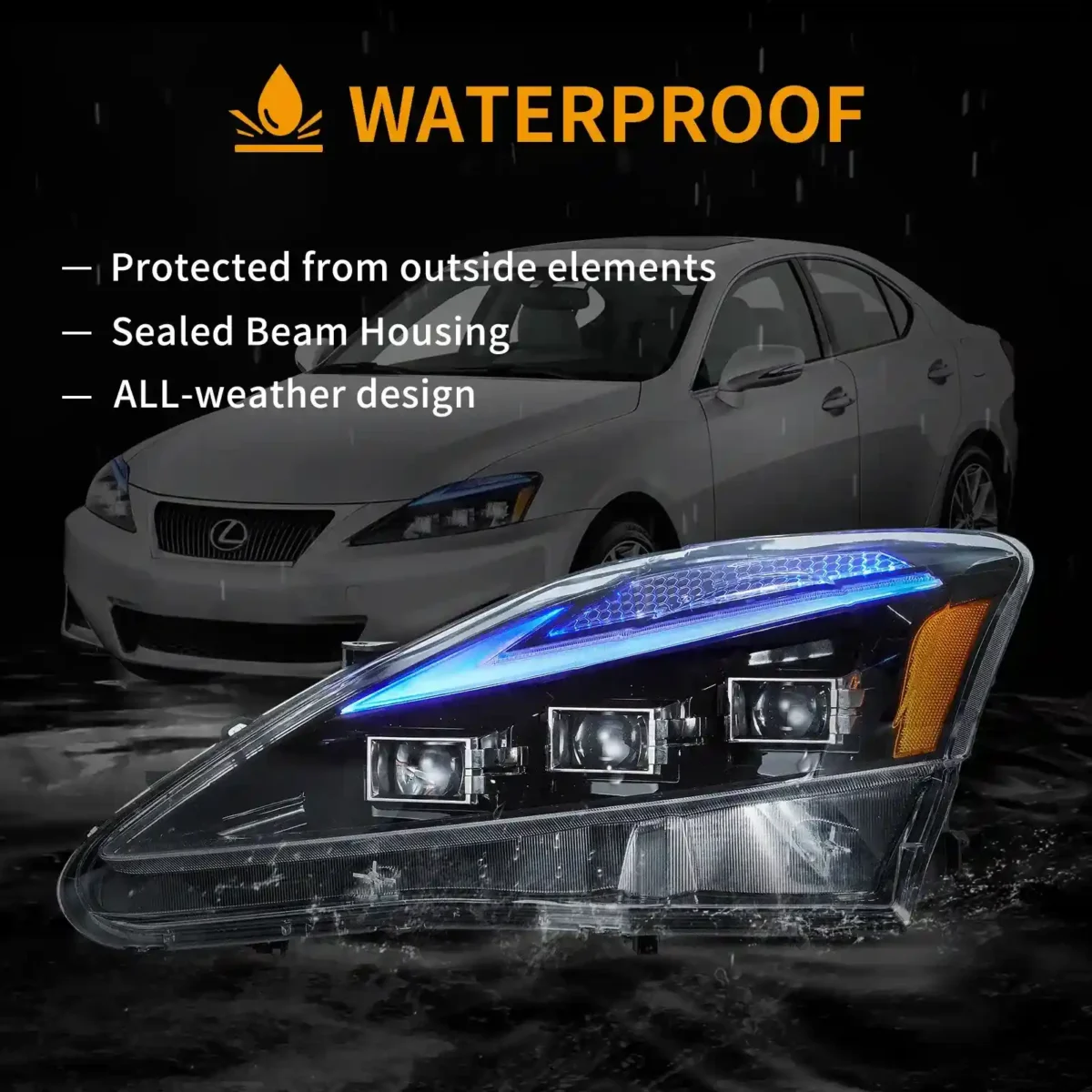 Lexus IS250 Vland Headlights (05-13) Upgrade Kits - Image 15