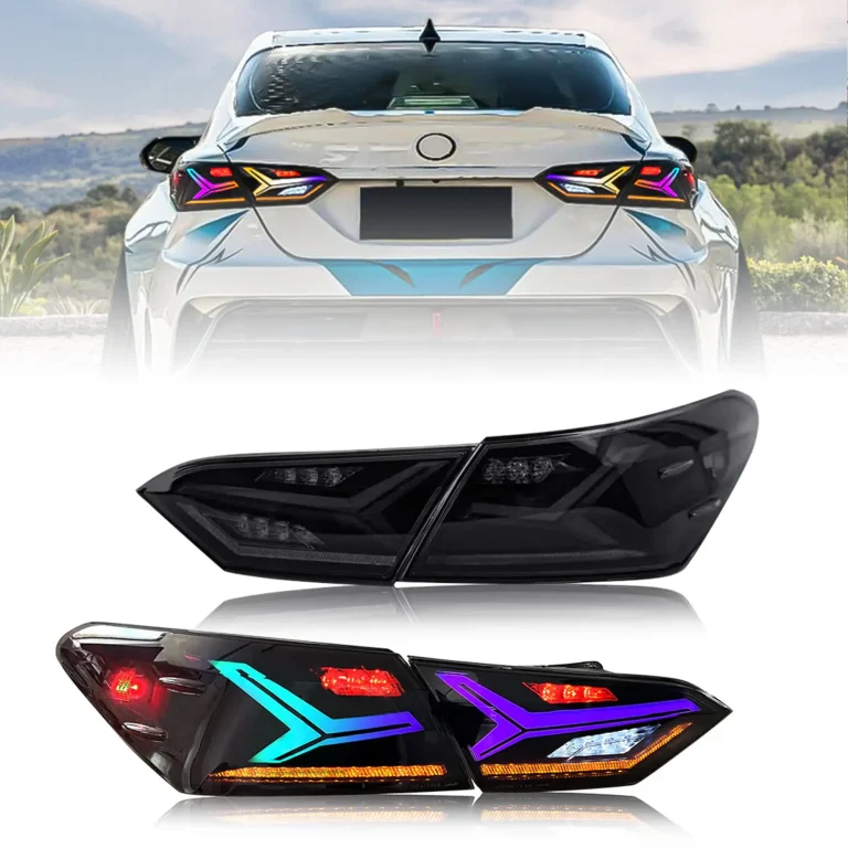 2018-2024 Toyota Camry RGB LED Tail Lights – Fits SE LE XSE XLE TRD