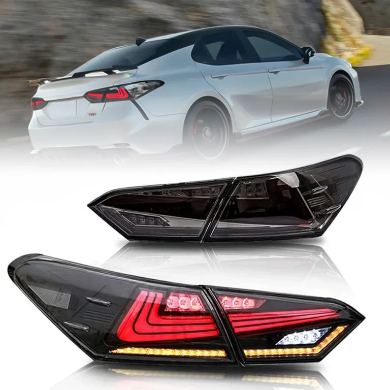 2018 Toyota Camry Tail lights (2018-2024) With LED Lexus Style