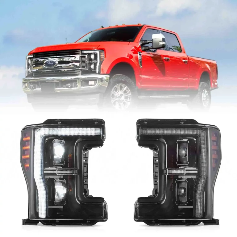 2017-2019 F250 LED Headlights Super Duty F350 F450 Projector Upgrade Kit