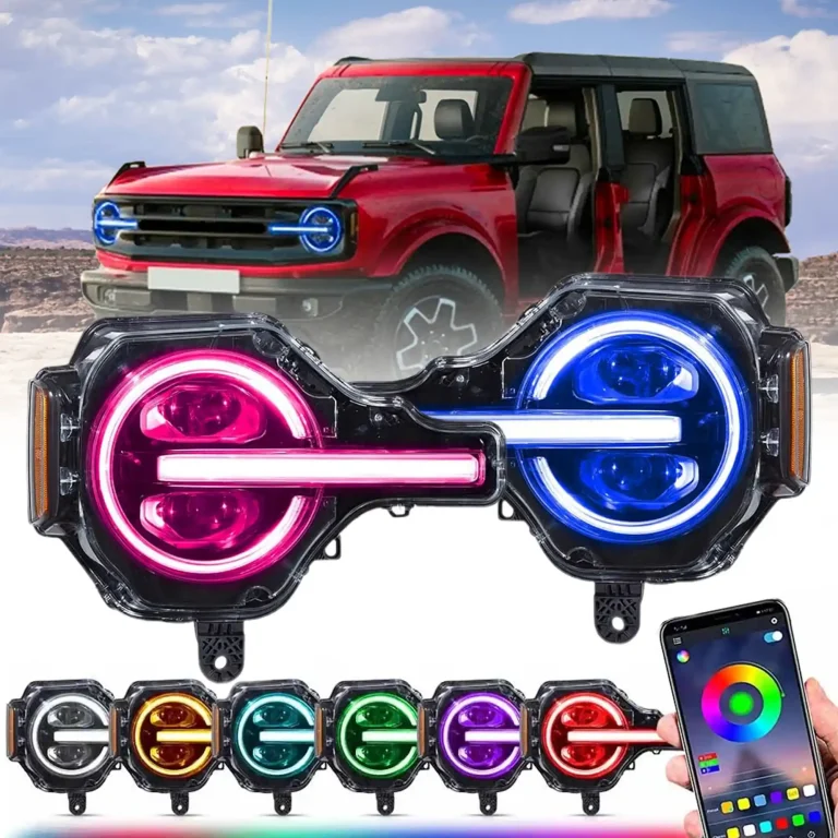 2021-2024 Bronco Headlights Ford RGB Upgrade LED Kits