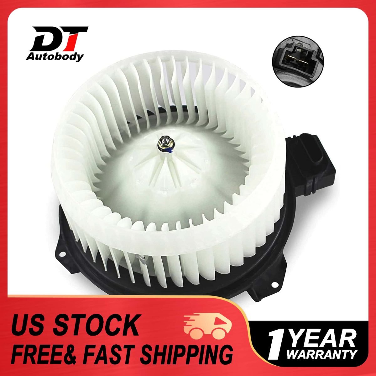 2007-2010 Jeep Wrangler Blower Motor Replacement HVAC With Fan 700194