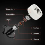 2018 Jeep Wrangler JK Blower Motor Replacement HVAC With Fan 700308 - Image 2
