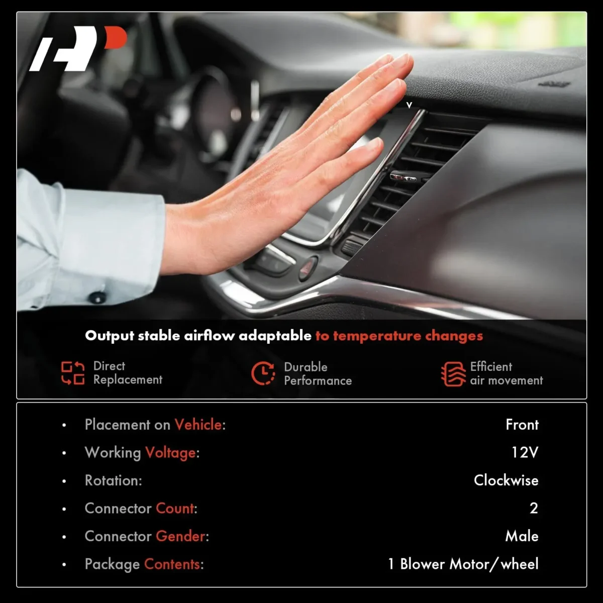 2007-2014 Chevrolet Silverado 1500 2500 3500 Blower Motor Replacement HVAC With Fan 700164 - Image 6