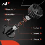 2007-2014 Chevrolet Silverado 1500 Blower Motor 2500 3500 Replacement HVAC With Fan 700164 3