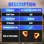 2009-2014 F150 Tail lights Upgrade with LED Sequential Turn Signal - Image 9