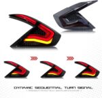 2016-2021 Honda Civic Tail lights (10th Gen) Upgarde To Full LED Sequential - Image 4