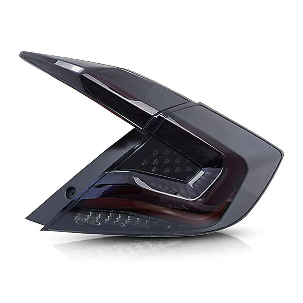 2018 Honda Civic Tail lights (16-21 10th Gen) Upgarde To Full LED Sequential Smoked