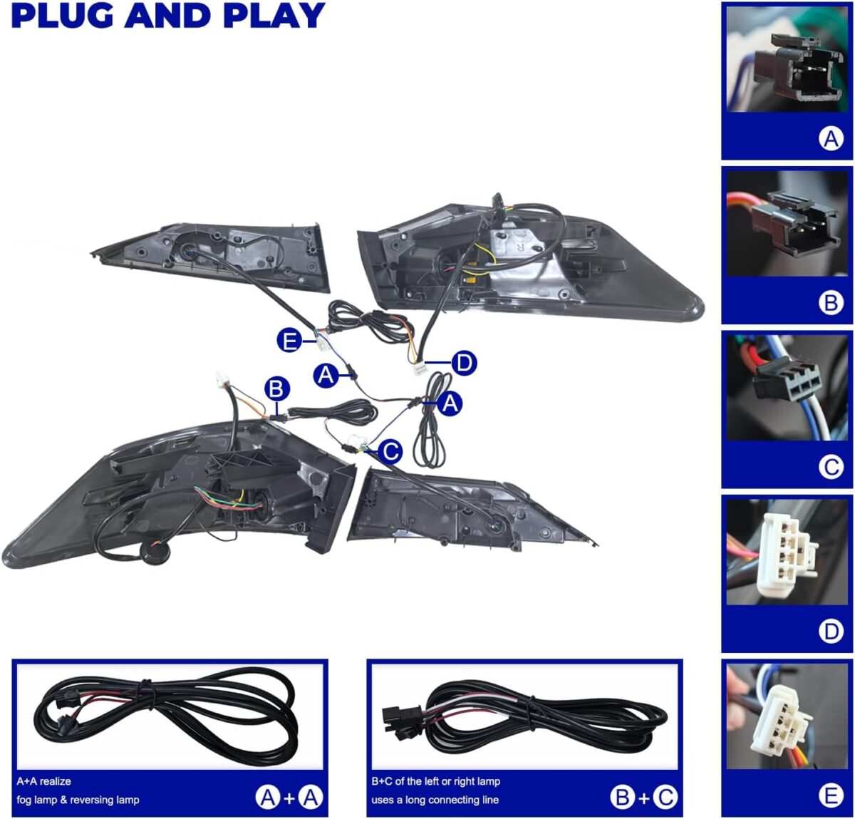 2020-2023 Nissan Sentra Tail lights Upgarde To RGB Sequential Wiring Harness